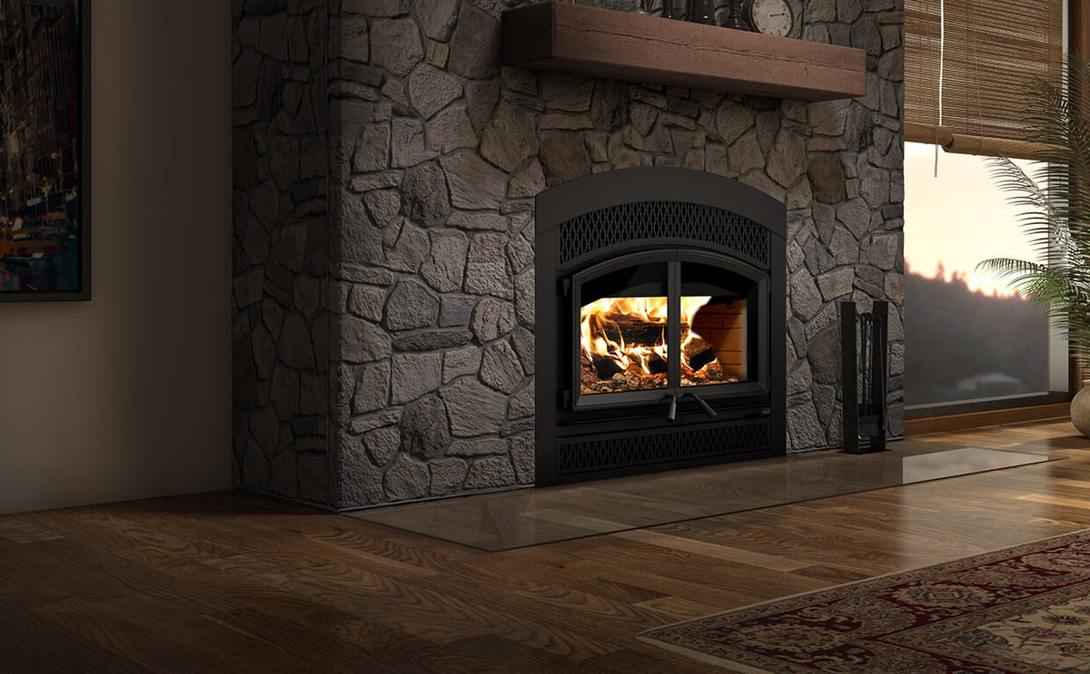ValcourtincFP15A Waterloo - Arched FacePlate Wood Fireplace