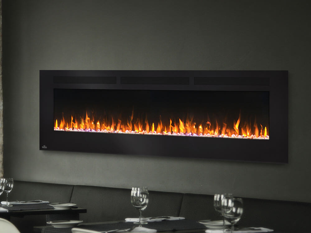 Napoleon 60-In Allure Wall Mount Electric Fireplace