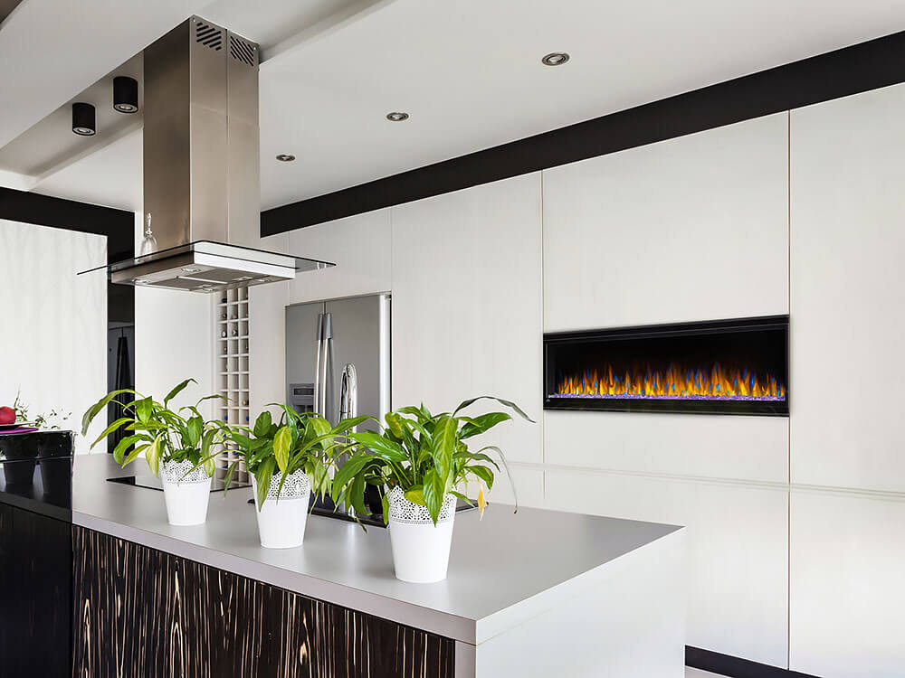 Napoleon 60-In Alluravision Slim Wall Mount Electric Fireplace