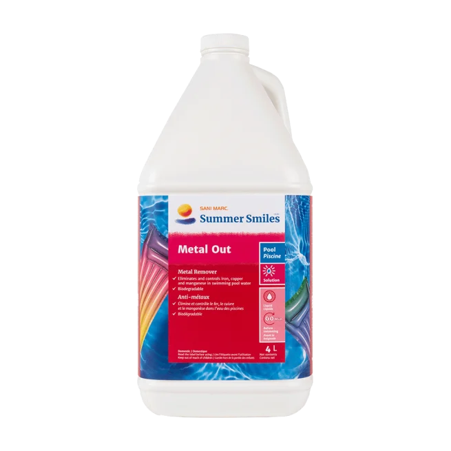 SUMMER SMILES METAL OUT METAL REMOVER - 4 L