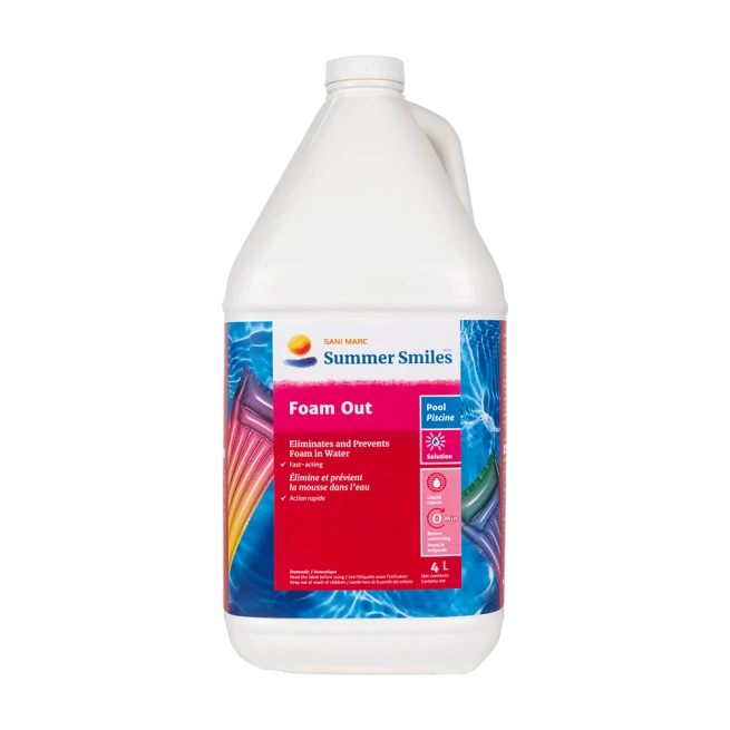 SUMMER SMILES FOAM OUT FOAM REMOVER - 4 L