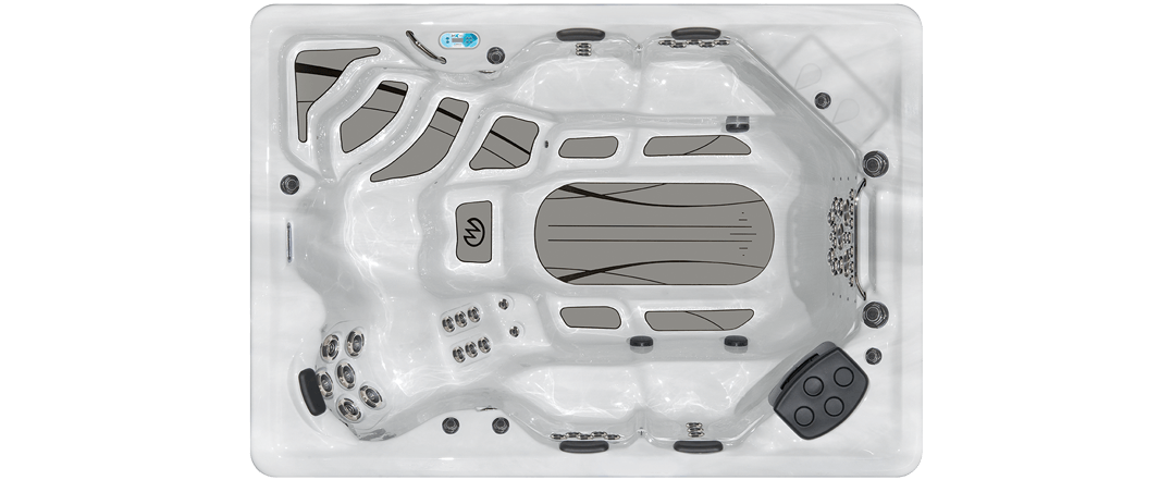 H2X Therapool D Swim Spa