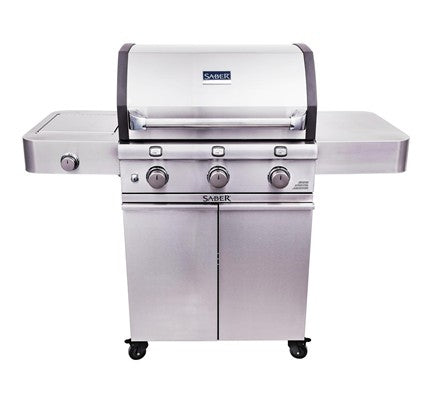 Cast Stainless 3-Burner Gas Grill