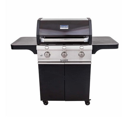 Cast Black 3-Burner Gas Grill