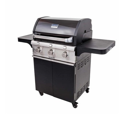 Cast Black 3-Burner Gas Grill