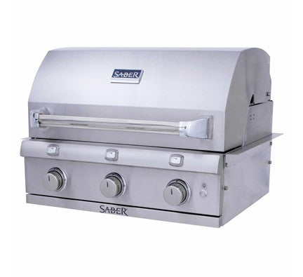 Stainless Steel 3-Burner Built-In Gas Grill