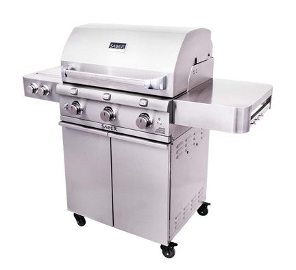 Stainless Steel 3-Burner Gas Grill