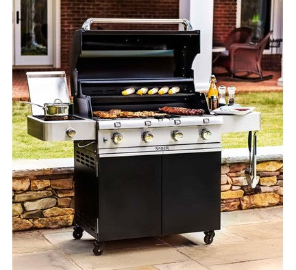 Cast Black 4-Burner Gas Grill