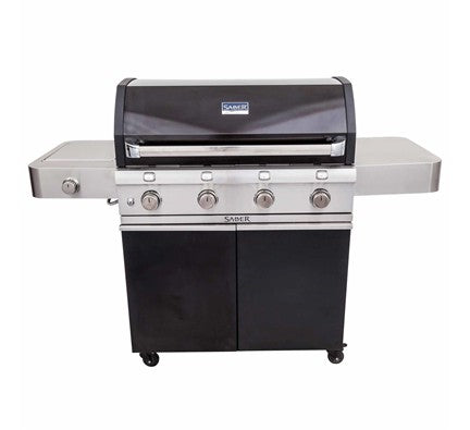 Cast Black 4-Burner Gas Grill