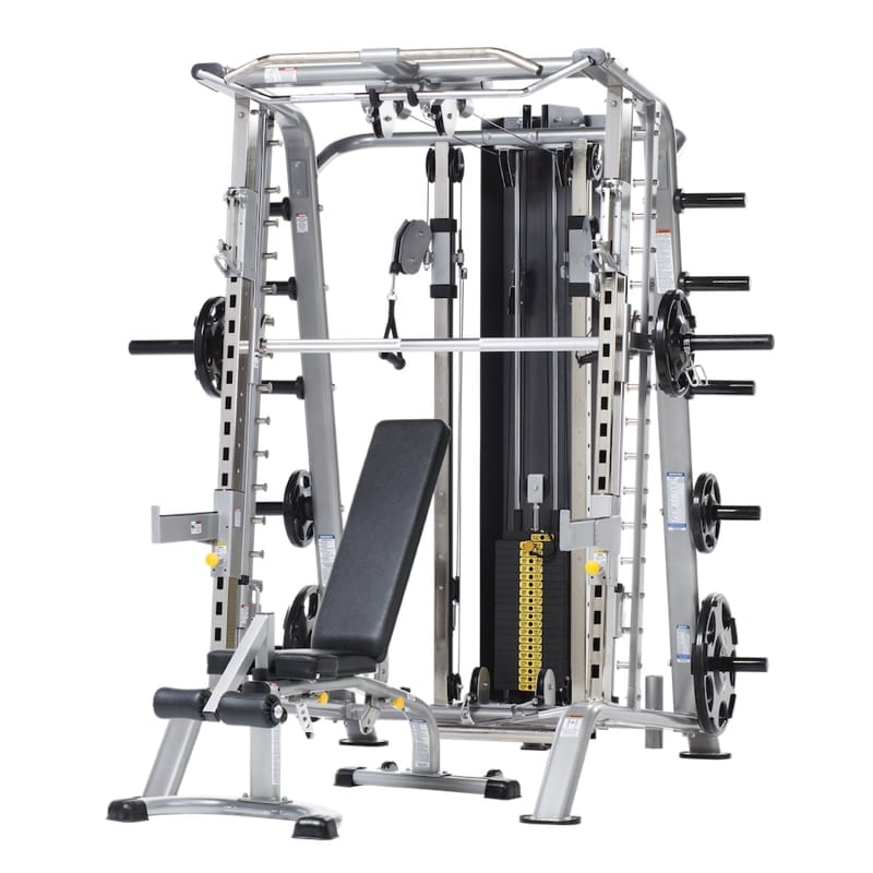 CSM-725 WS Smith Machine Ensemble Machine  c/w 200 lb ws X2 and CMB 375 bench  R (Available December 21st)