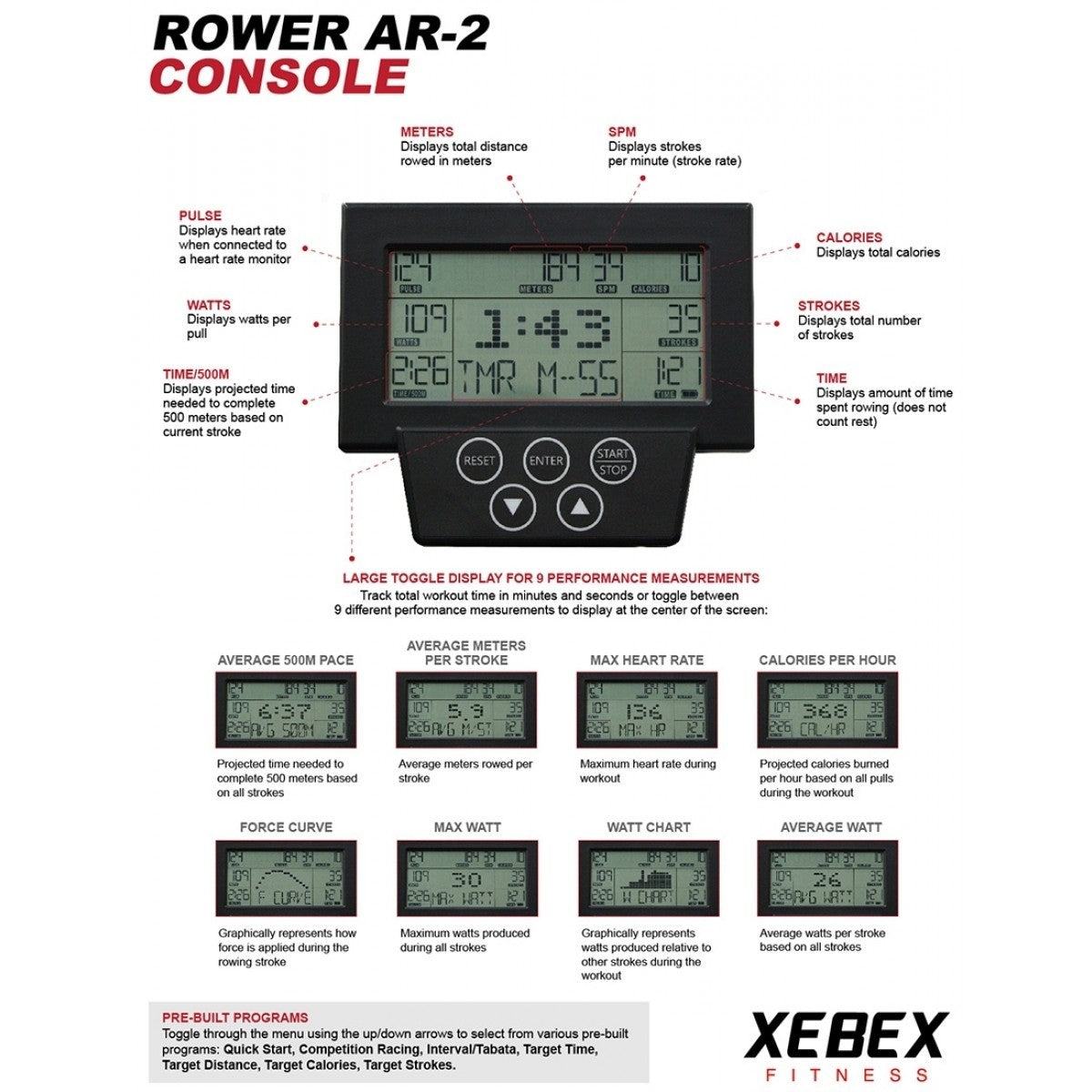 Xebex Air Rower 2.0