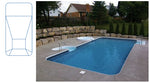 Rectangle ‚Äì 2' Radius 16' x 32' In-Ground Pool