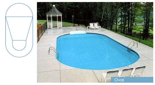 Oval In-Ground Swimming Pool
