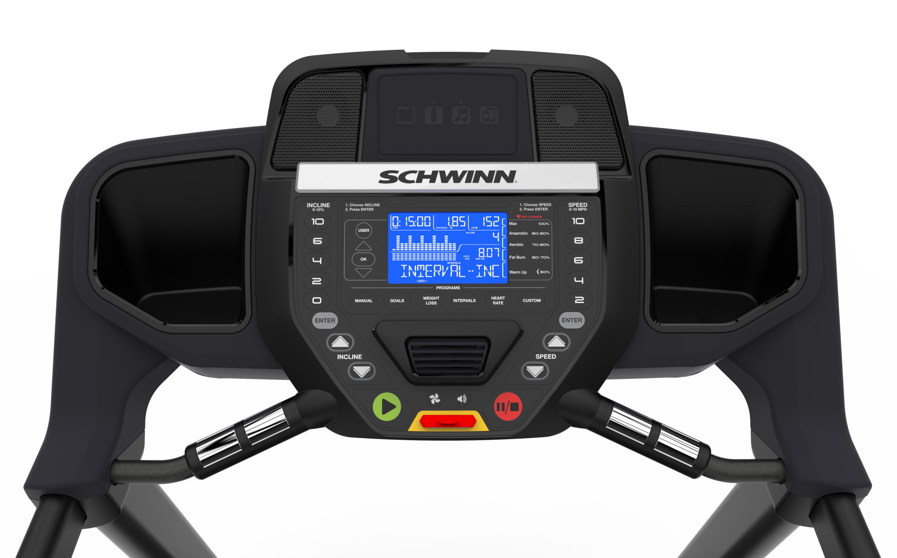 Schwinn 810 treadmill weight limit hot sale
